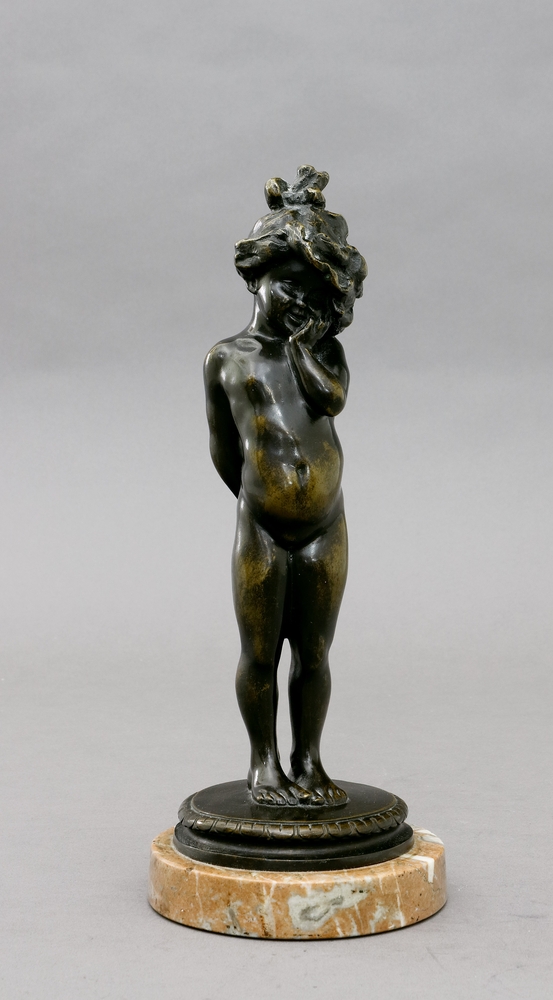 Auktionshaus Quentin Berlin  Skulptur Klinkenberg  Samuel  Kleine Apfeldiebin