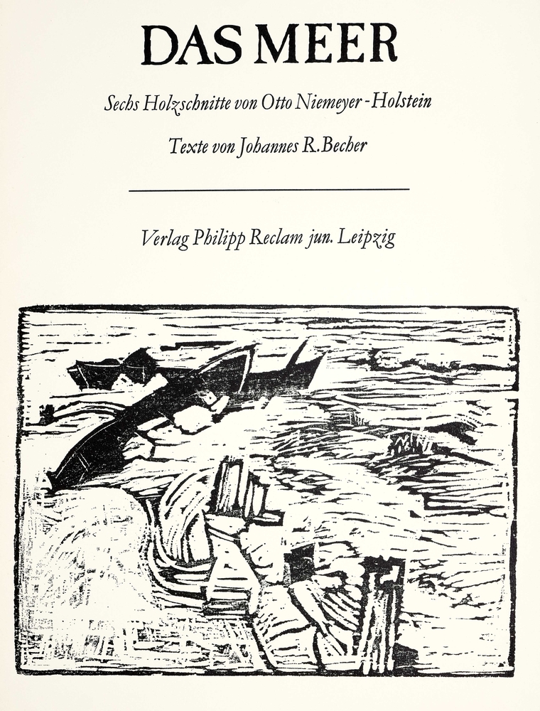 Auktionshaus Quentin Berlin  Künstlergrafik Niemeyer-Holstein  Otto  Mappenwerk  Grafik Edition XII. Das Meer.