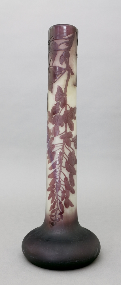 Auktionshaus Quentin Berlin  Glas Vase  Emile Gallé  Nancy  Frankreich  um 1904