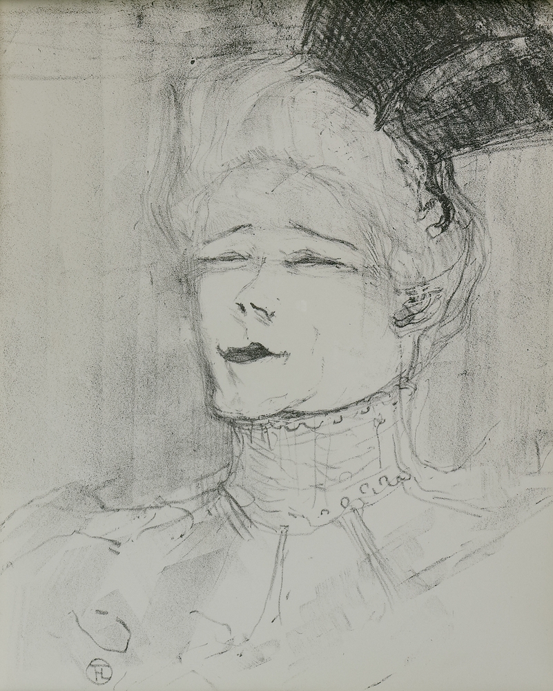 Auktionshaus Quentin Berlin  Künstlergrafik Toulouse-Lautrec  Henri de  Die Schauspielerin Jeanne Granier. 1898.