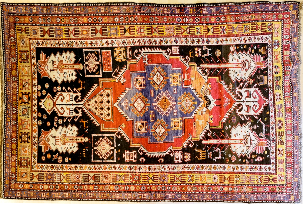 Auktionshaus Quentin Berlin  Möbel / Einrichtungsgegenstände Teppich  Brücke  Schiras  Iran  alt