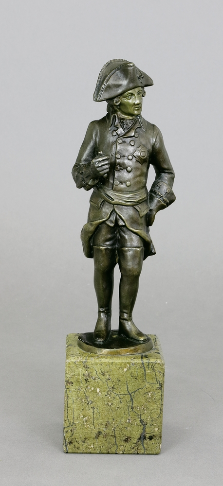 Auktionshaus Quentin Berlin  Skulptur Jensen  Statuette Friedrich der Große