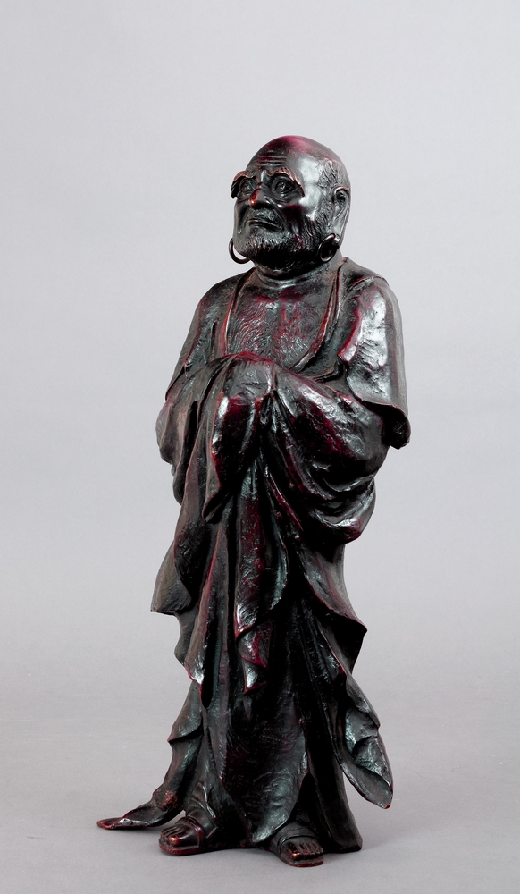 Auktionshaus Quentin Berlin  Asiatika Japan  Meiji  Okimono of Bodhidharma