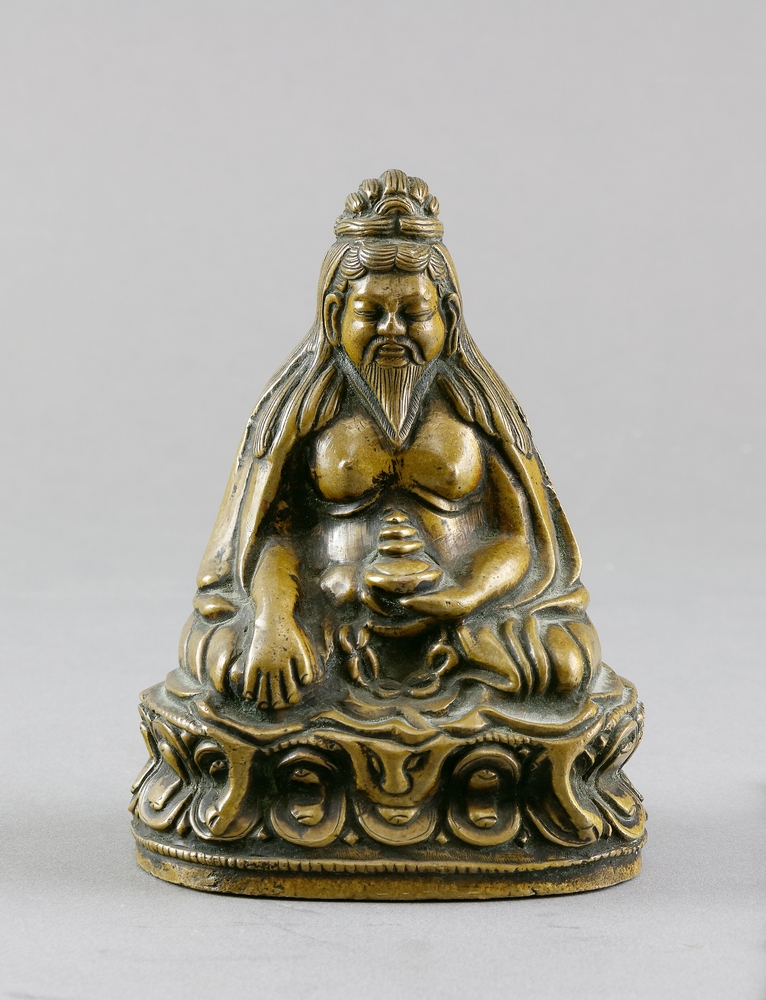 Auktionshaus Quentin Berlin  Asiatika Tibet  Figur  Kupfer  Thangtong Gyalpo  19./20.Jh.