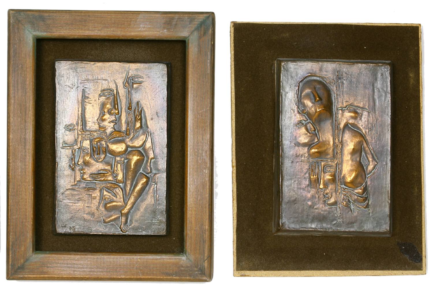 Auktionshaus Quentin Berlin  Skulptur Hanke-FÃ¶rster  Ursula  Eselreiter. 3 Reliefs