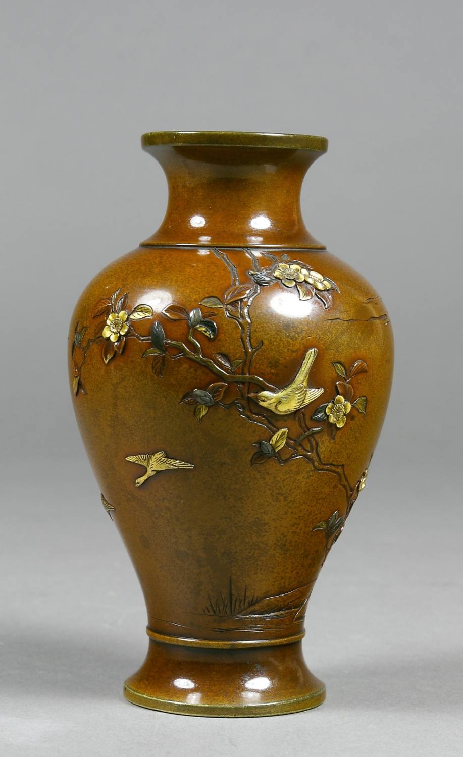 Auktionshaus Quentin Berlin Japan  Vase  Bronze  19. Jh.