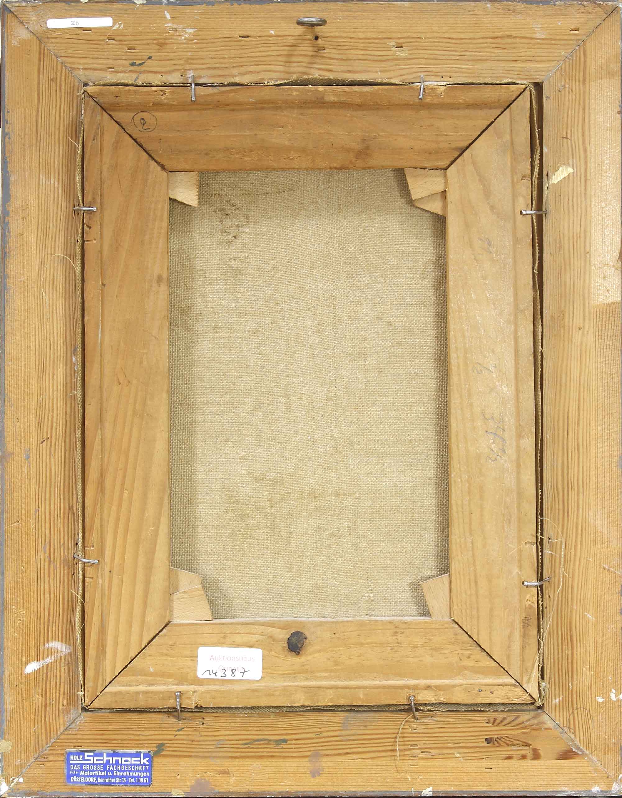 Auktionshaus Quentin Berlin  Gemälde Ternes  August (1872 Düsseldorf - 1938 ebd.) / Stiefmütterchen in einer Vase. Öl auf Leinwand. 34 3 x 25 cm. Rechts unten signiert. Gerahmt.