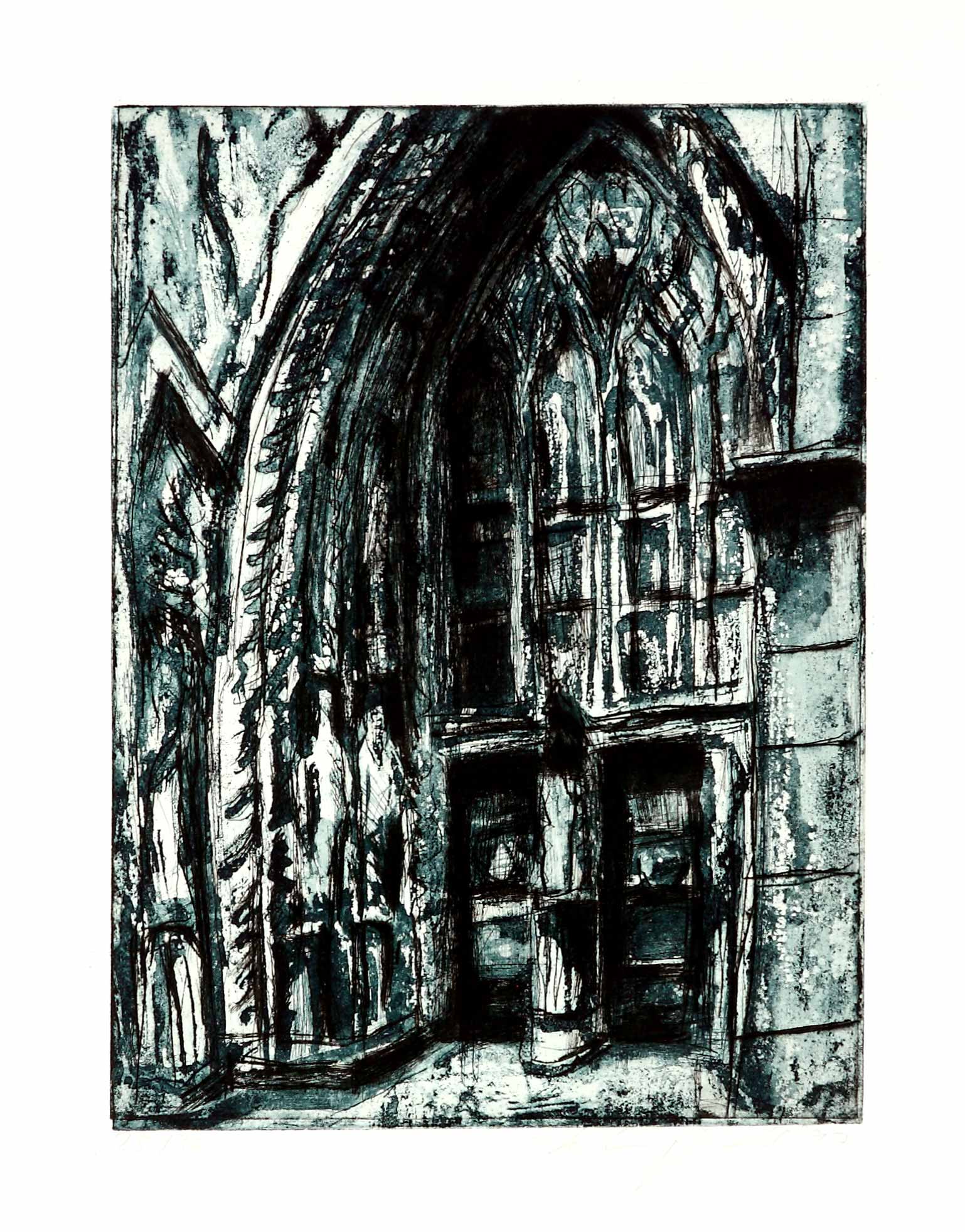 Auktionshaus Quentin Berlin  Künstlergrafik Kassette  MeisterschülerInnen* zum 60. Geburtstag von Klaus Fussmann