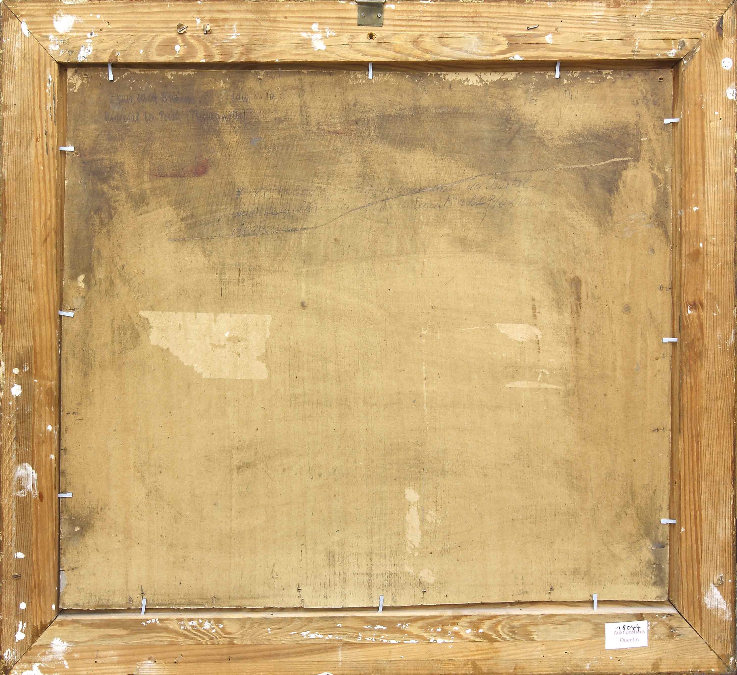 Auktionshaus Quentin Berlin  Gemälde Hofmann  Hanns Albert (1889 Karlsruhe – 1966) / Dresden. Landschaft bei Pirna. Jan. (19)10. Öl auf Malkarton. 39 7 x 49 5 cm. Signiert und bezeichn