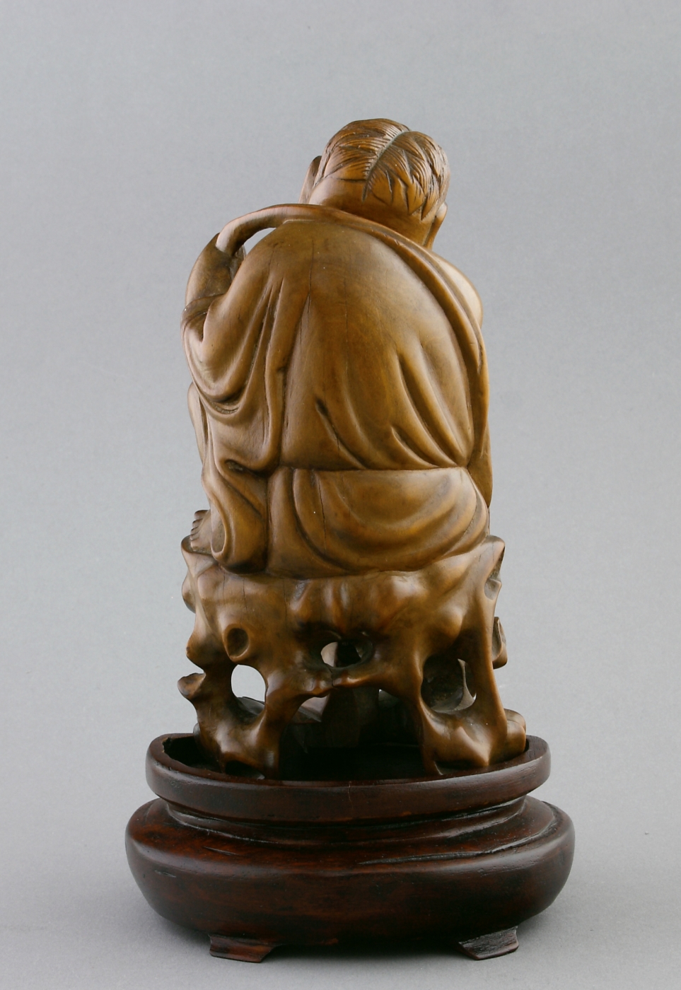 Auktionshaus Quentin Berlin  Asiatika Japan  Figur  Buchsbaum  Meiji (1868-1912)