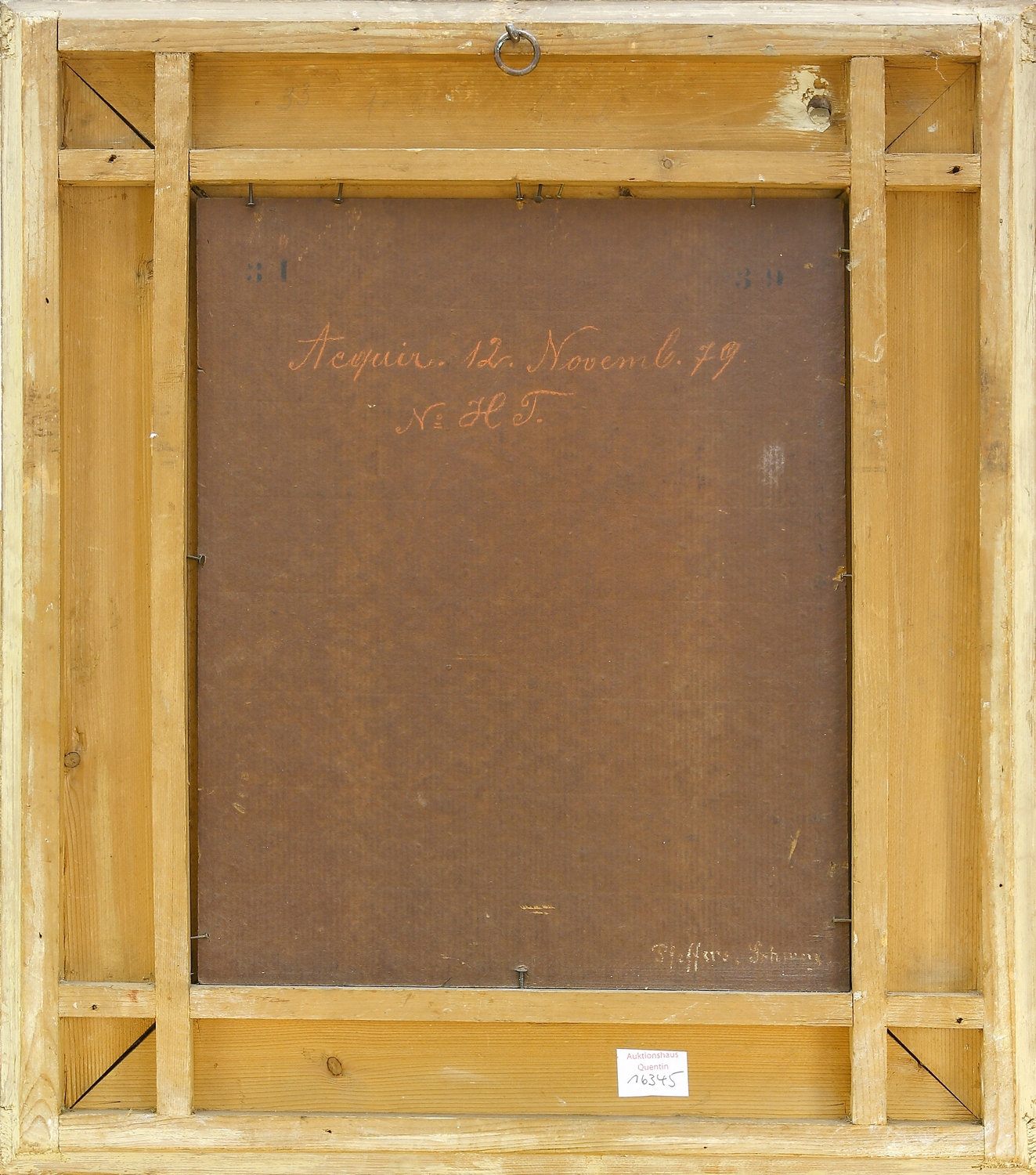 Auktionshaus Quentin Berlin  Gemälde Geyer  Georg  Partie im Gebirge. 1887