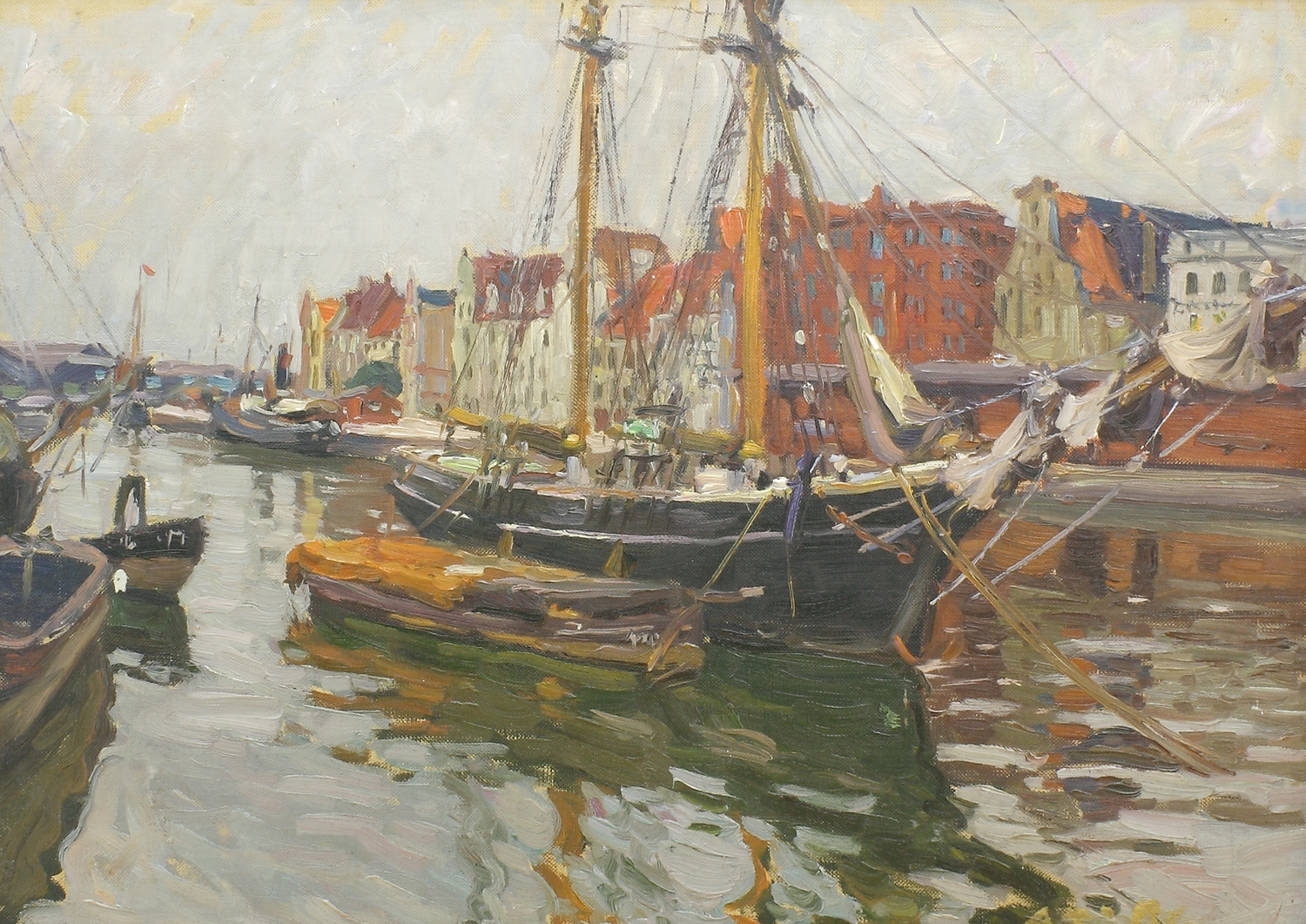 Auktionshaus Quentin Berlin  Gemälde Liedtke  Alfred  Lübeck  an der Trave.