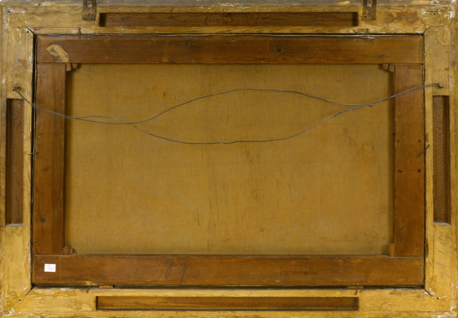 Auktionshaus Quentin Berlin  Gemälde Tacke  Ludwig  Heimkehr der Herde bei Abenddämmerung. 1882