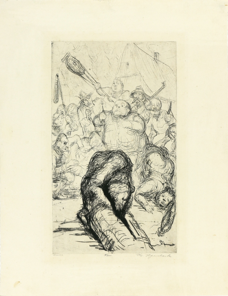 Auktionshaus Quentin Berlin  Künstlergrafik Hegenbarth  Josef  Beim Aktzeichnen. 1953. + 5 Bll.