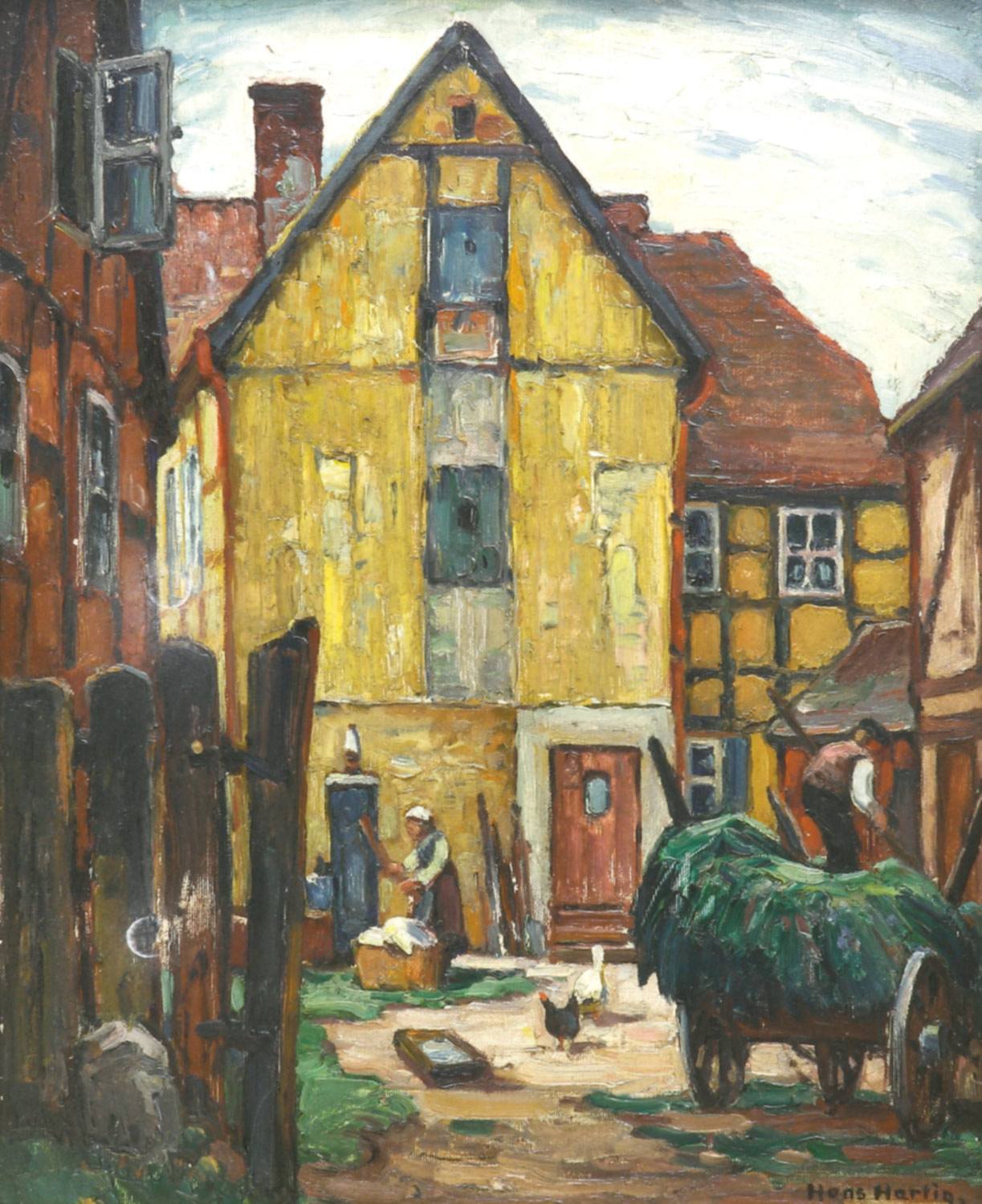 Auktionshaus Quentin Berlin Hartig  Hans  Das gelbe Haus