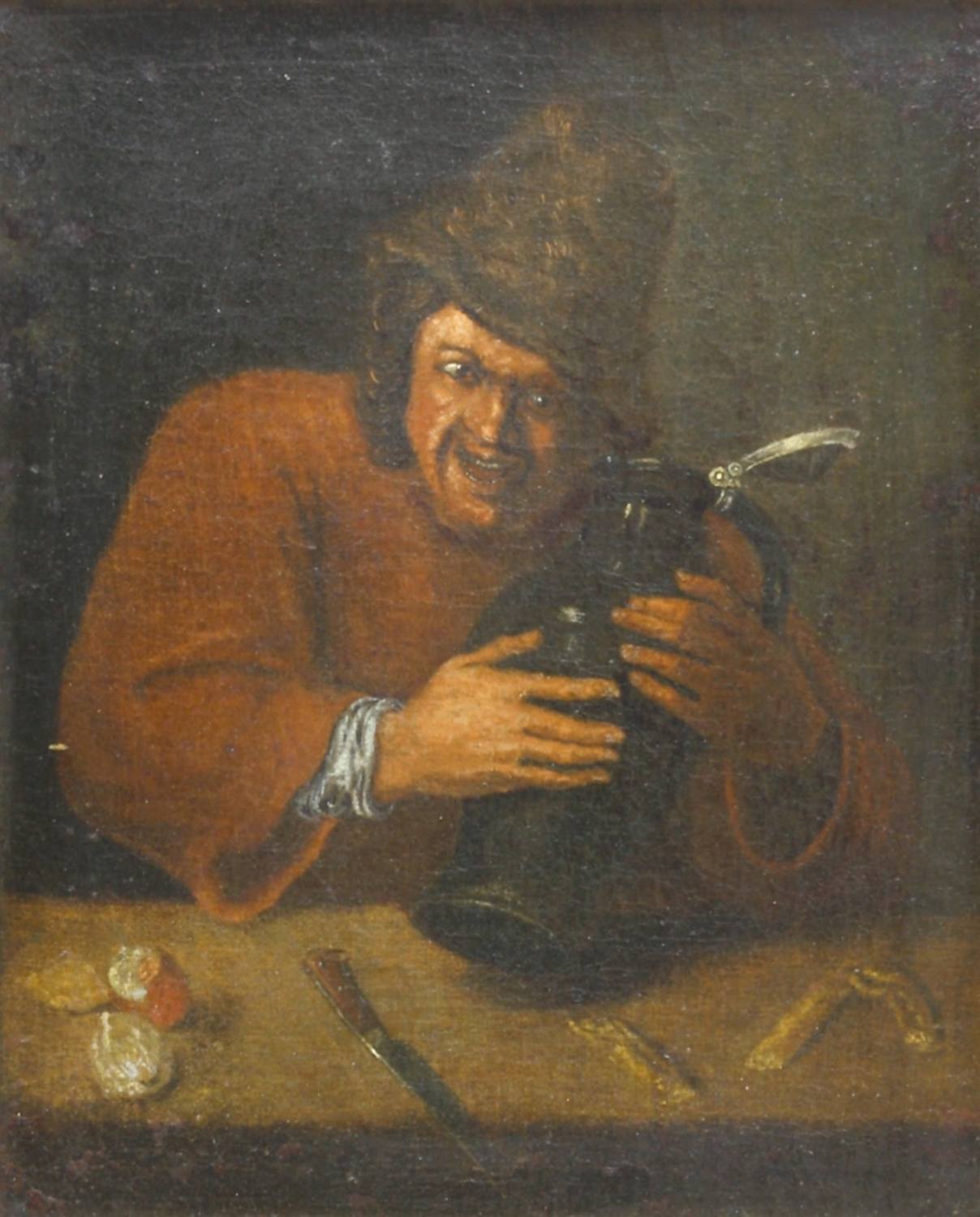 Auktionshaus Quentin Berlin Brouwer  Adriaen  Schule  Der frÃ¶hliche Zecher
