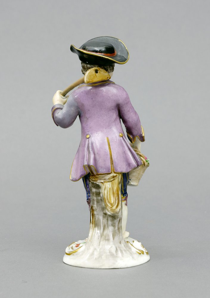 Auktionshaus Quentin Berlin  Porzellan / Fayence Figur  Meissen  1850/60 - 1923  Gärtnerkind