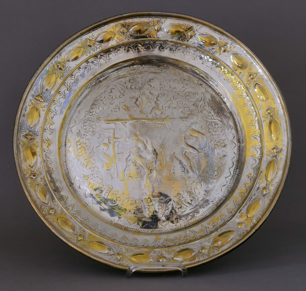 Auktionshaus Quentin Berlin  Kunstgewerbe Almosenschale  Messing - Bronze  Deutsch oder Flandern  1600 - 1650