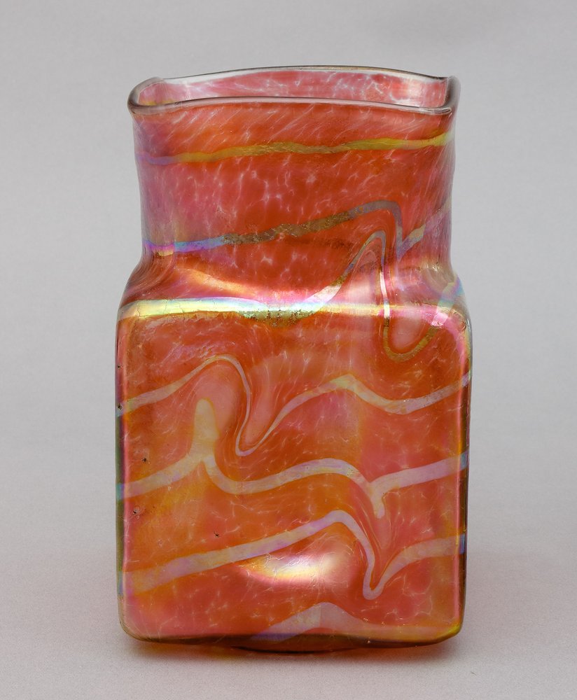 Auktionshaus Quentin Berlin  Glas Vase  Fritz Heckert  1901