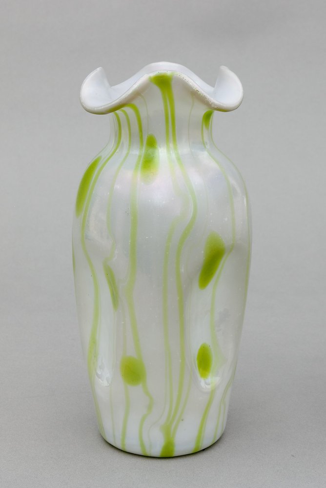 Auktionshaus Quentin Berlin  Glas Vase  Wilhelm Kralik Sohn  Böhmen  um 1900