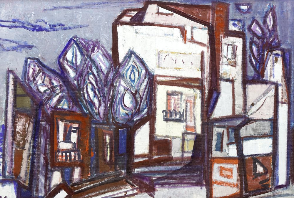 Auktionshaus Quentin Berlin  Gemälde Gessner  Richard  Südfrankreich. 1958