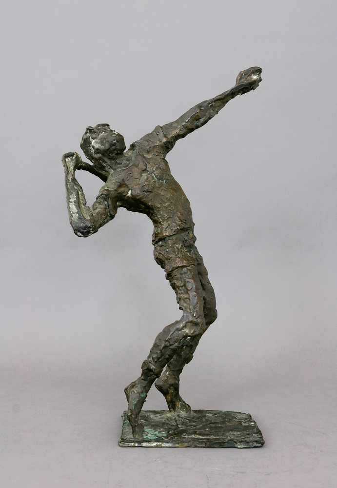 Auktionshaus Quentin Berlin  Skulptur Schröder  Hans  Tennisspieler. Um 1978.