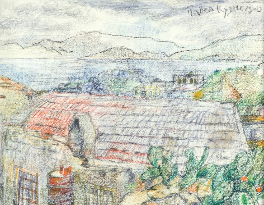 Auktionshaus Quentin Berlin  Zeichnungen Kuznetzov  Pavel  Südländische Landschaft (Krim ?)